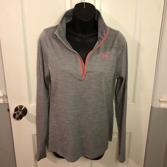 Under Armour Tops - Under Armour women’s gray size medium 1/4 zip shirt.